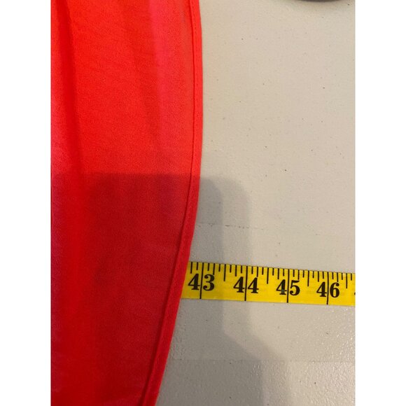 Skylar Rose Rose Strapless High Low Midi Red High-Low Ruffle Midi Skirt XS - Picture 8 of 12